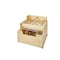 Rev-A-Shelf Maple Veneer, Light Brown, 20.5 in W, 18.23 in H, 22.25 in D, 22.25 in L, Light Brown 4CW2-24SC-1 - alternate 1